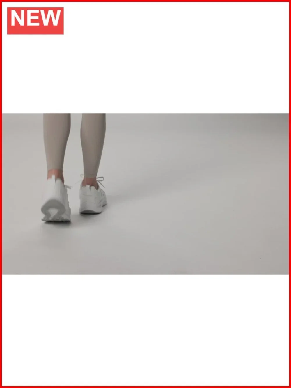 Perforated Leather Lace-Up Trail Running Shoes for Women